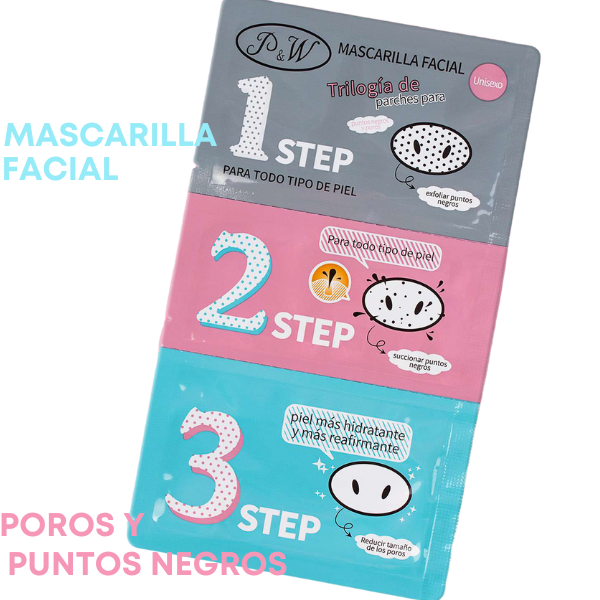 Mascarilla para Puntos Negros y Poros 3 EN 1